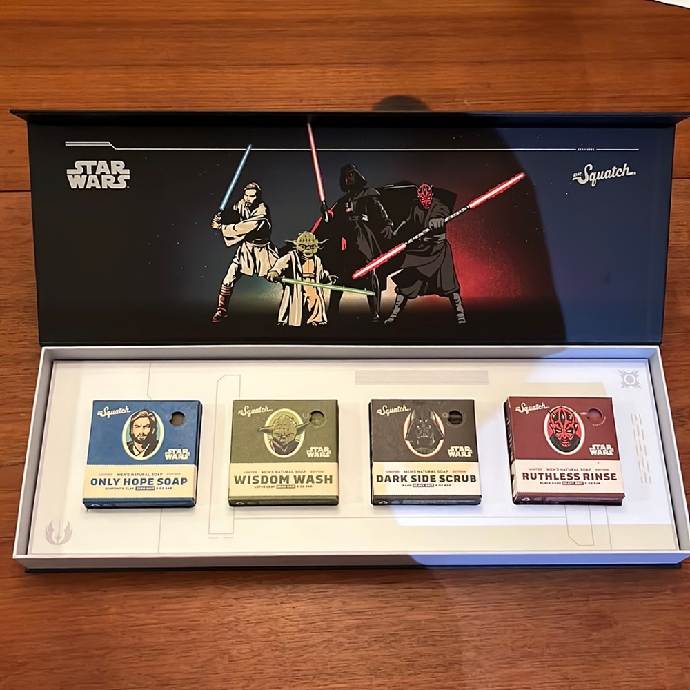 Dr. Squatch Star Wars soap set